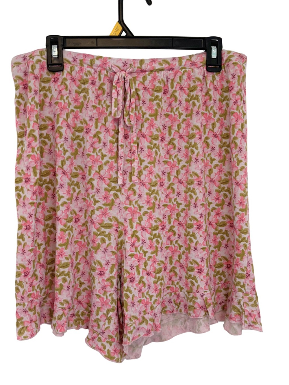 3/$20 Live Well Pink Floral Drawstring Sleep Shorts